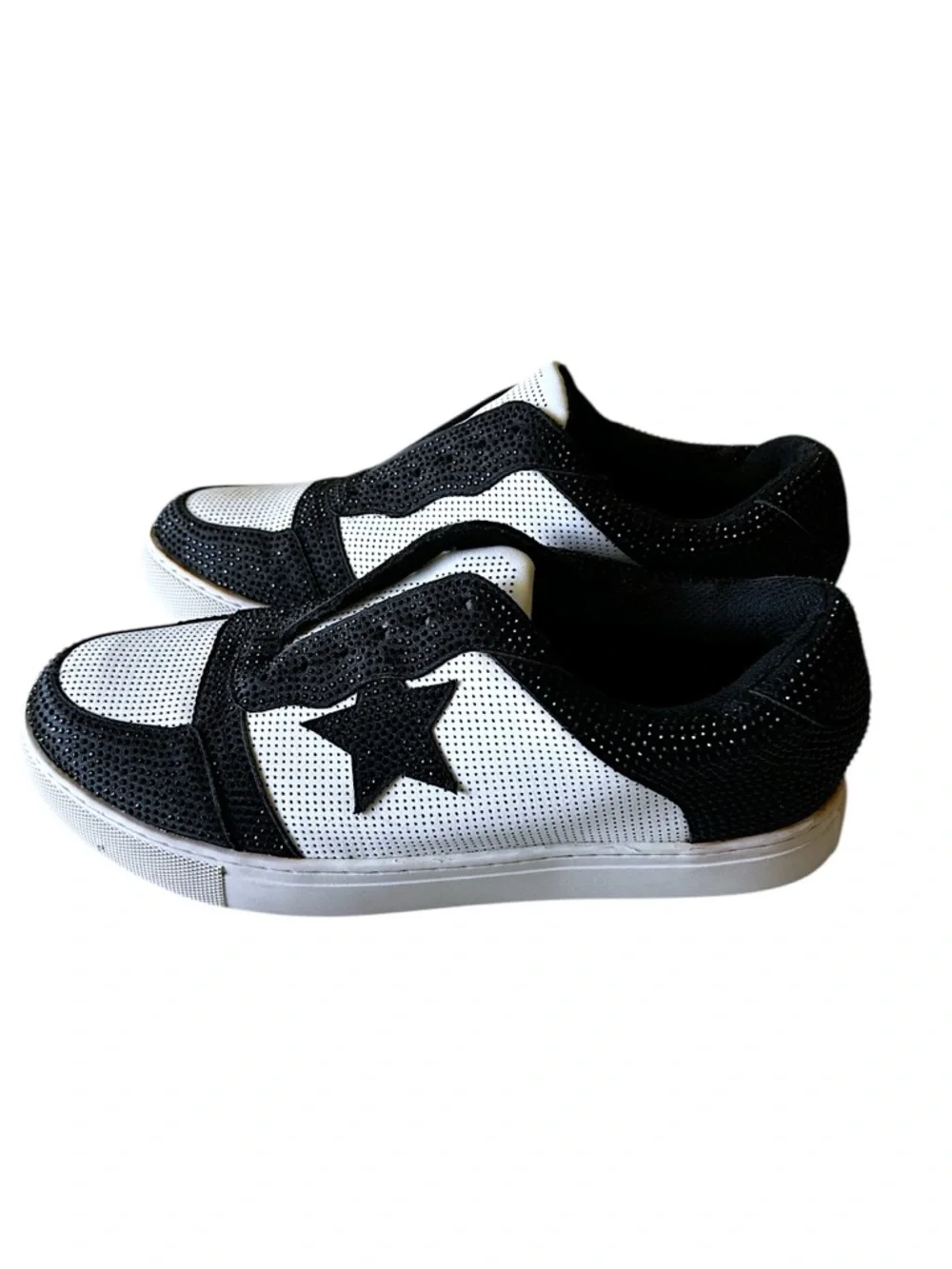 CORKEYS LEGENDARY Black Crystal Star Sneakers